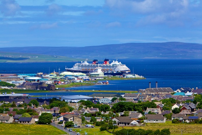 cruise liners in kirkwall today